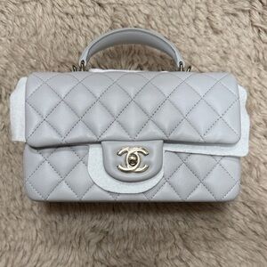 Chanel top handle mini flap Bag